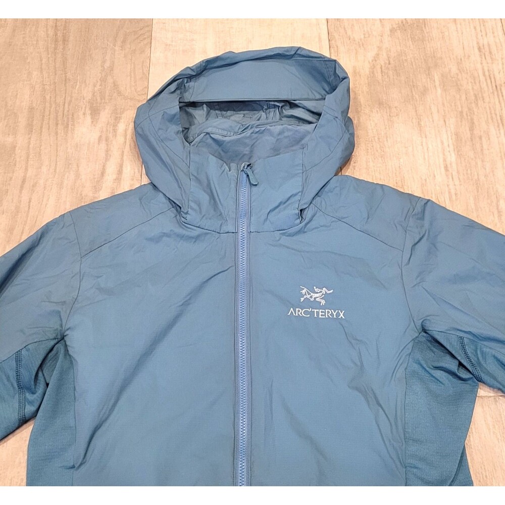 Arc'teryx Atom SL Hoody Jacket Womens S Blue Lightweight Outdoor Hiking Gorpcore - Picture 2 of 13